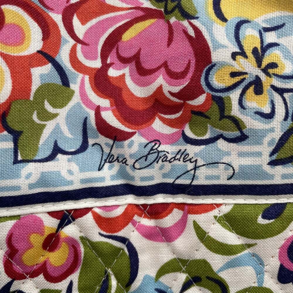 NWT Vera Bradley Tote Bag & Wallet Hope Garden Floral Quilted Pattern Retired - Picture 5 of 13